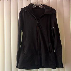 Lululemon Black Stride Zip-Up Hoodie Jacket 10